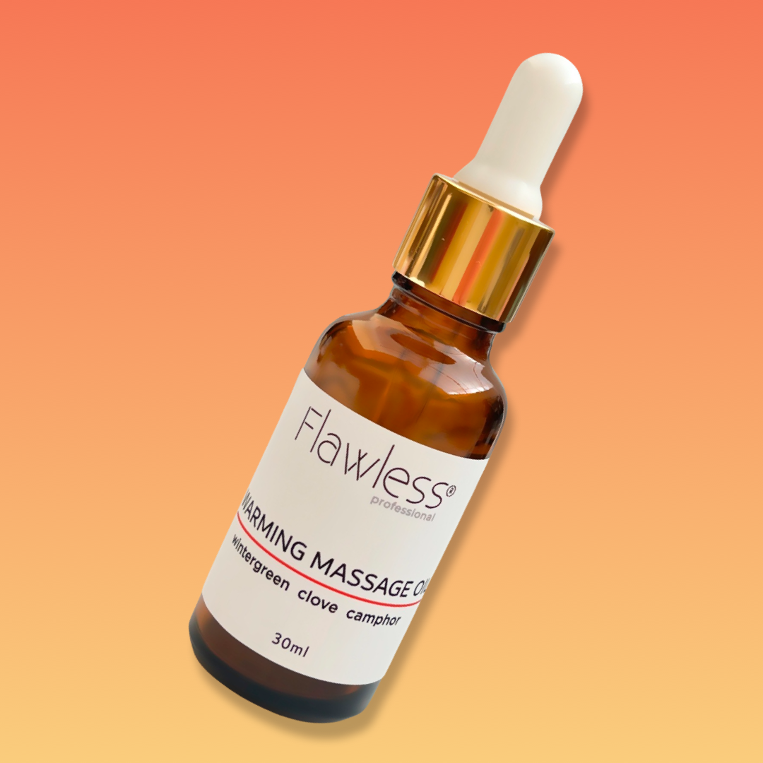 Warming Massage Oil - Flawless Professional