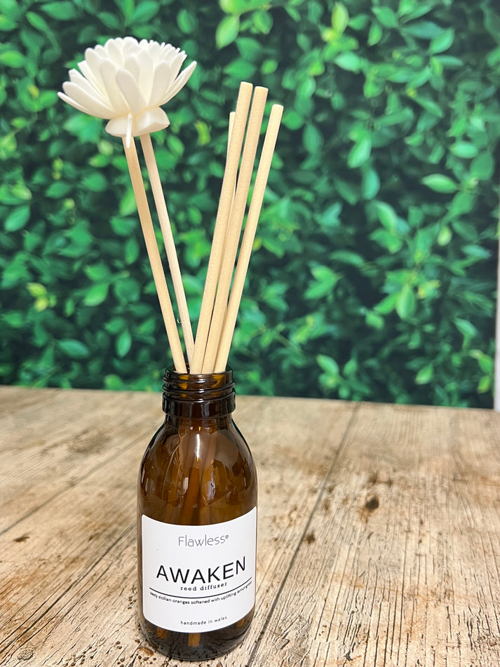 Eco Reed Diffuser - Awaken: Orange and Lemongrass
