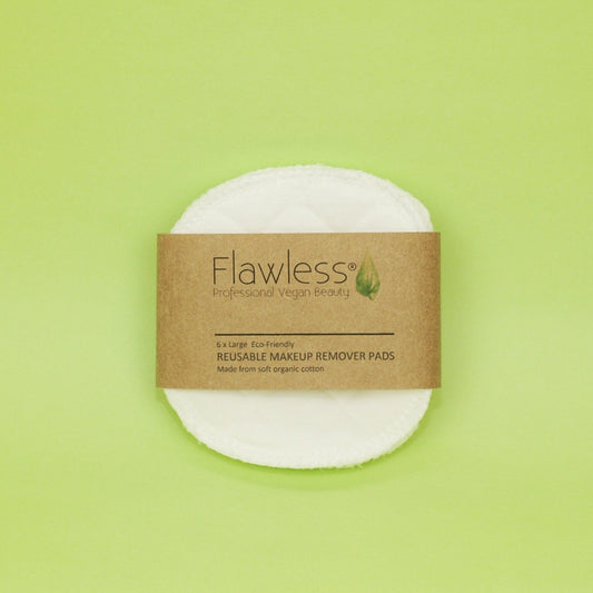 Reusable Organic Cotton Makeup Remover Pads x 6