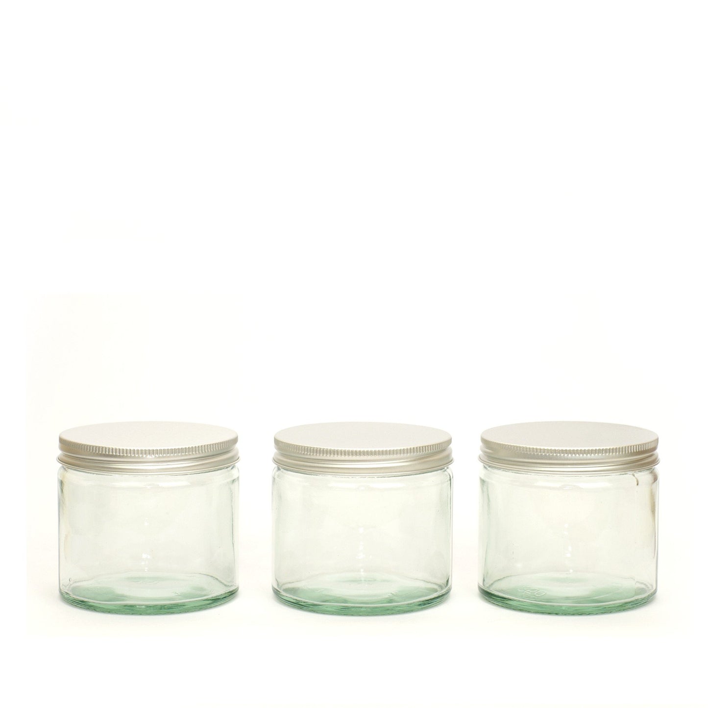 Clear Glass Refillable Jars