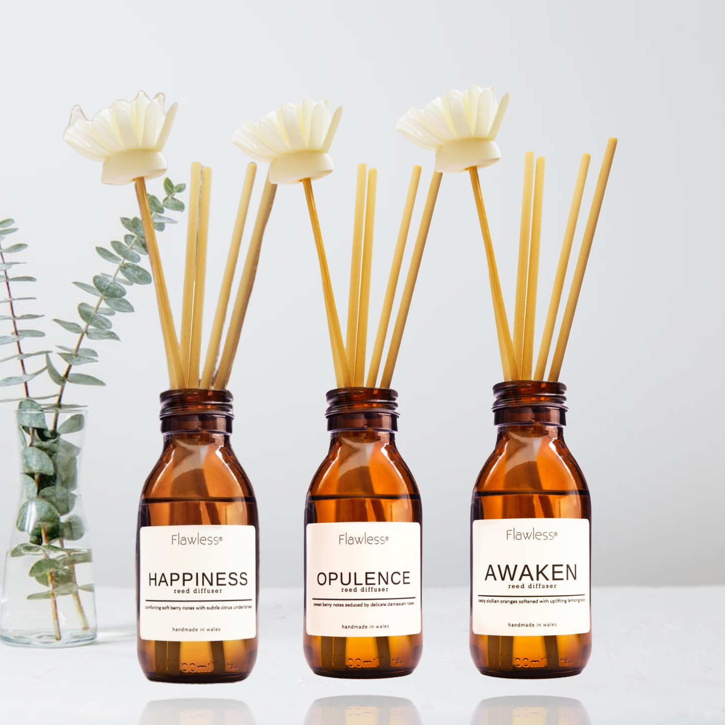 Eco Reed Diffuser - Awaken: Orange and Lemongrass