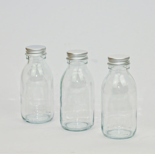 Clear Glass Refillable Bottles