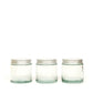 Clear Glass Refillable Jars