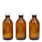 Amber Glass Refillable Bottles -multiple sizes available