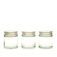 Clear Glass Refillable Jars
